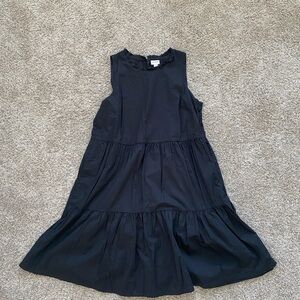 NWOT - J. Crew Black Tiered Sleeveless Dress